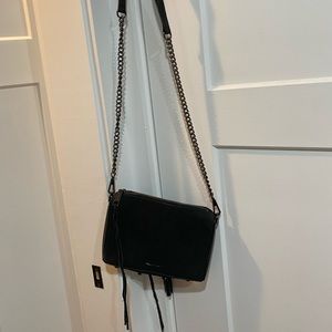 Black Rebecca Minkoff Purse w Black metal detail